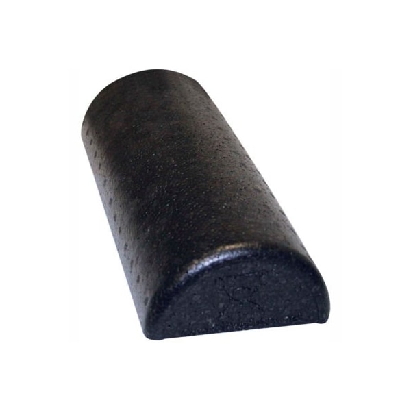 Fabrication Enterprises CanDo Black Composite Foam Roller, Half-Round, 6" Dia. x 12"L 30-2291 - main